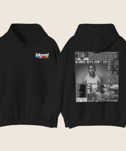 Frank Ocean Shirt, Frank Ocean Blonde Boys Don't Cry Album Hoodie