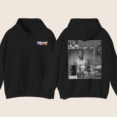 Frank Ocean Shirt, Frank Ocean Blonde Boys Don't Cry Album Hoodie