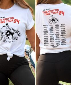 The Quittin Time Tour 2024 Shirt, Zach Bryan Concert Fan Shirt, Zach Bryan 2024 Country Music