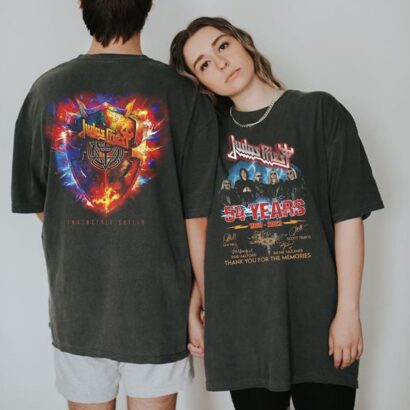 Judes Pryest Invincibla Shield 2024 Tour shirt