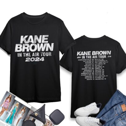 Kane Brown In The Air Tour 2024 Shirt, Kane Brown Fan Shirt, Kane Brown 2024 Vintage Shirt