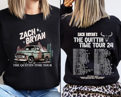 Zach Bryan The Quittin Time Tour 2024 Sweatshirt, Zach Bryan Merch