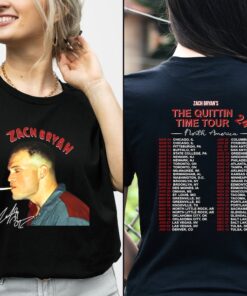 Zach Bryan The Quittin Time Tour 2024 Shirt, Zach Bryan Fan Shirt, The Quittin Time Tour Shirt