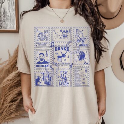 Drake Doodle Shirt, Big As A What Tour Shirt, Drake Album Shirt, Drake Rap Hip Hop Shirt