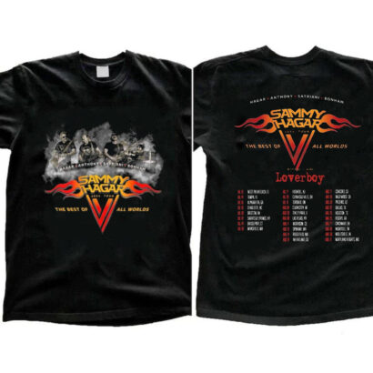 Sammy Hagar 2024 Tour Shirt, The Best of All Worlds 2024 Tour Shirt, Sammy Hagar merch Shirt