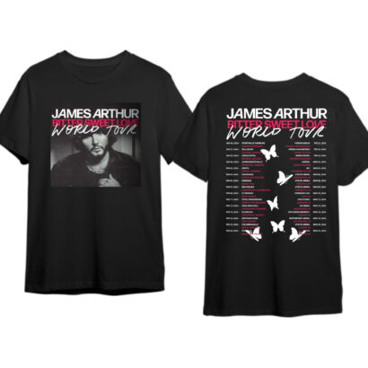 James Arthur Tour 2024 Shirt, James Arthur Merch, James Arthur Bitter Sweet Love 2024 Tour Shirt