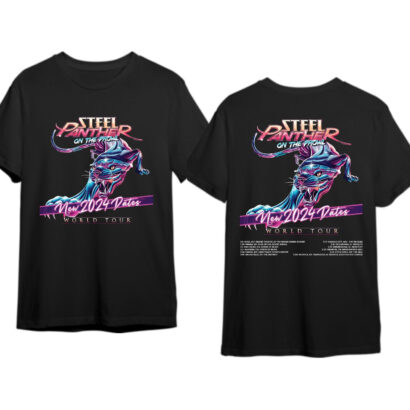 Steel Panther tour 2024 Shirt, Steel Panther On the Prowl Tour New 2024 Shirt, Steel Panther shirt