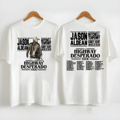 Jason Aldean tour 2024 Shirt, Jason Aldean Highway Desperado Tour 2024 Shirt, Jason Aldean Shirt