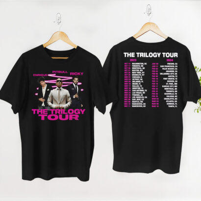 The Trilogy Tour 2024, The Trilogy Tour 2023 2024 Enrique Iglesias X Pitbull X Ricky Martin TShirt