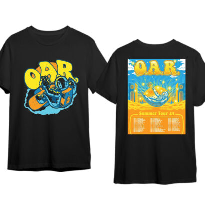 O.A.R. Band tour 2024 Shirt, O.A.R. Outline Summer 2024 Tour Shirt, O.A.R. Concert 2024 Shirt