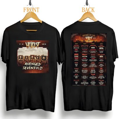 Avenged Sevenfold HellFest Merch 2024 shirt, Infernopolis HellFest Festival 2024 Shirt, Avenged Sevenfold Tour 2024 Shirt