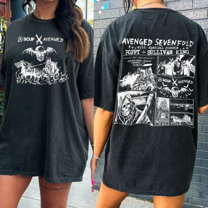 Avenged Sevenfold 2024 shirt, Avenged Sevenfold Life Is But A Dream North American Tour 2024 Shirt, Avenged Sevenfold Rock Band