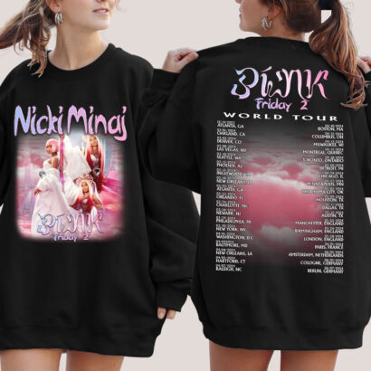 Nicki Minaj Tour 2024 Shirt, Nicki Minaj merch Shirt, Pink Friday 2 Tour shirt