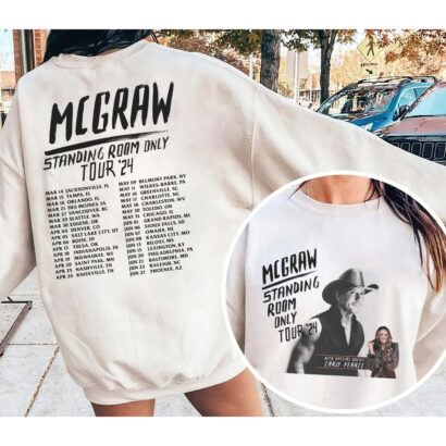 Tim McGraw 2024 Tour Standing Room Only Shirt, Standing Room Only Tour Shirt, Tim McGraw 2024 Concert tee