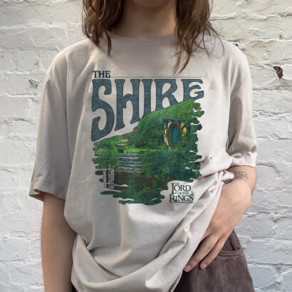 The Shire tshirt, Gift for Hobbit Lovers , Merch Tolkien Aragorn Frodo Baggins Elven Elrond the Fellowship Bookish Sweatshirt