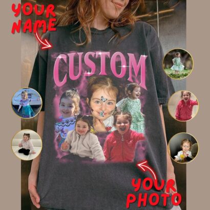 CUSTOM Your Own Photo Shirt, Custom Bootleg Shirt, Custom Tshirt With Photo, Insert Your Design