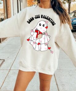 Boo Jee Valentine Shirt, Valentines Ghost Shirt, Cute Pink Ghost, Valentines Day Shirt