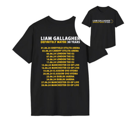 Liam Gallagher Tour 2024 T-Shirt, Liam Gallagher Shirt