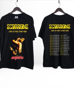 Scorpions 2024 Tour Shirt, Scorpions Band Tour Shirt 2024, Scorpions Concert Tour 2024 Shirt