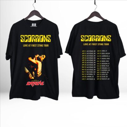 Scorpions 2024 Tour Shirt, Scorpions Band Tour Shirt 2024, Scorpions Concert Tour 2024 Shirt