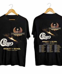 Earth Wind And Fire And Chicago Tour 2024 Shirt, Heart & Soul Tour 2024 Shirt, Earth Wind And Fire Concert 2024 Shirt, Chicago Band Tour Tee