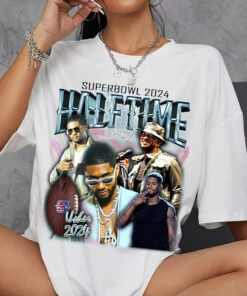 2000s 2024 Halftime Show Graphic Shirt, usher shirt, super bowl shirt, Artist Super Bowl shirt
