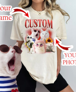 Vintage Custom Dog Shirt, Retro 90's Custom Photo Shirt, Personalized Pet Shirt, Insert Pet Design Personalized Gift