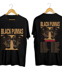 Black Pumas 2023 2024 Tour Shirt, Black Pumas Band Fan Shirt, Black Pumas Tour Shirt