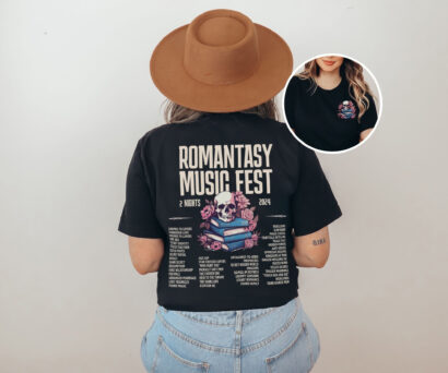 Romantasy Music Fest Shirt, Romantasy Shirt, Book Tropes Shirt, Smut Gift, Dark Romance Reader, Booklover Tee, Bookish Shirt