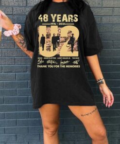 Vintage U2 Rock Band T-Shirt, U2 Rock Band 48 Years 1976 – 2024, Achtung Baby Shirt, U2 Achtung Baby Las Vegas Tour 2024