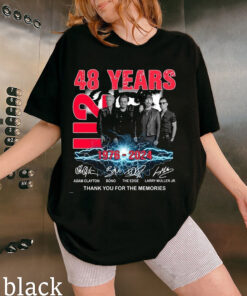 U2 48 Years 1976-2024 Shirt, U2 Rock Band T-Shirt, U2 Tour Shirt
