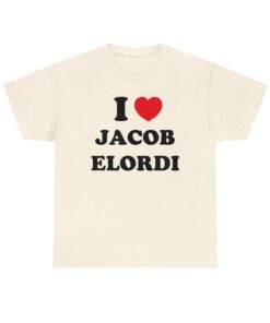  I love Jacob Elordi Shirt, I love Jacob Elord Comfort Colors Shirt, Jacob Elord Tee