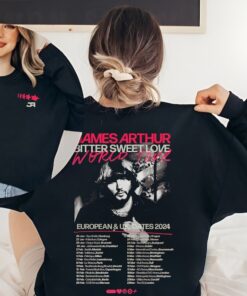 James Arthur Tour 2024 Shirt, James Arthur Bitter Sweet Love 2024 World Tour Shirt, James Arthur Tshirt