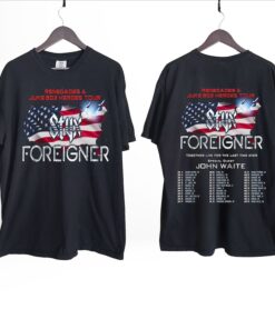 Foreigner 2024 Tour Shirt, Styx 2024 Tour Sweatshirt, Foreigner and Styx Tour 2024 Hoodie