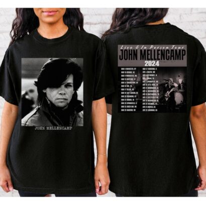 John Mellencamp Tour 2024 Shirt, John Mellencamp 90s Vintage Shirt, John Mellencamp Merch