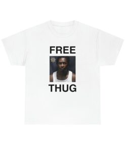 FREE THUGGER Young Thug Tee, Young Thug T-Shirt