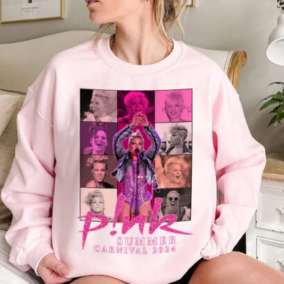 P!nk Summer Carnival Faux Sequin Shirt, P!nk Pink Summer Carnival 2024 Tour shirt, Trustfall Album Tee, P!nk Summer shirt