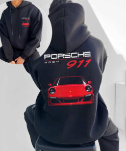 Porsche 911 Shirt, Porsche 911 Black Hoodie