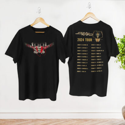 Graphic Tool Band T-Shirt, Tool In Concert 2024 Unisex Shirt, Rock Band Tool 2024 Tour Shirt, Tool Band Concert Merch