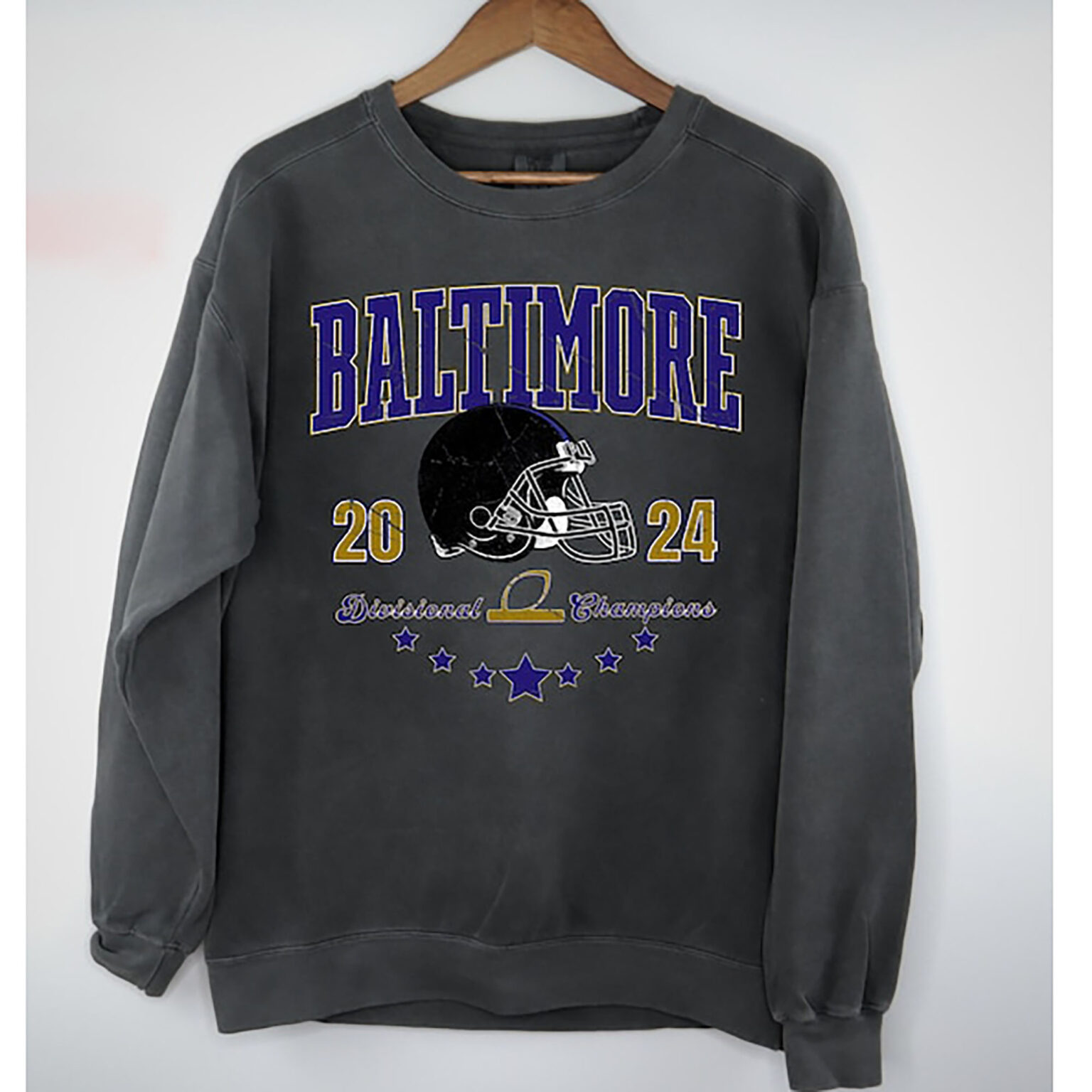 Baltimore Football Division Champions Shirt, Retro Baltimore Crewneck, Baltimore football shirt