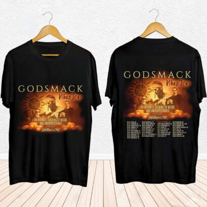 Godsmack Vibez 2024 North American Tour Shirt, Godsmack Band Shirt, Godsmack 2024 Concert Shirt