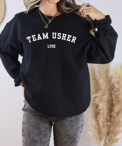 Team Usher Super Bowl Shirt, Halftime Show Shirt, Usher Crewneck Super Bowl