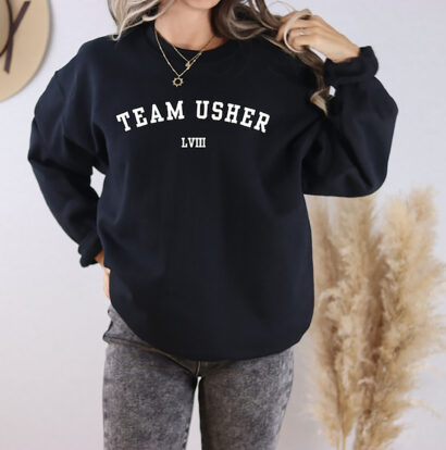 Team Usher Super Bowl Shirt, Halftime Show Shirt, Usher Crewneck Super Bowl