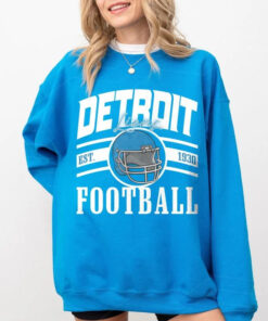 Vintage Detroit Football T-shirt, Detroit Fan Crewneck Sweatshirt, Sunday Football Sweatshirt, Halftime show shirt