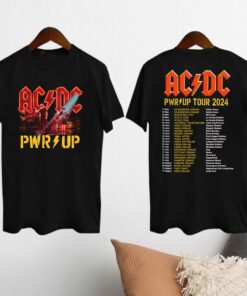 2024 ACDC Tour Shirt, Rock Band ACDC Graphic Shirt, ACDC Band Fan Gift, Acdc Merch, Acdc Band 90s Vinatge Shirt