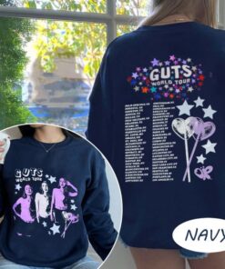 Guts Olivia 2024 World Tour Unisex Shirt, Vintage Olivia Guts Tour Shirt, Rodrigo World Tour Concert Shirt