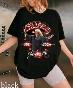 Toby Keith 1961-2024 Shirt, Vintage Toby Keith 90s Shirt, Toby Keith Honoring Shirt,