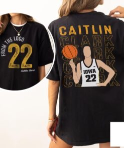 Caitlin Clark Shirt, From The Logo 22 Caitlin Clark T-Shirt, Caitlin Clark fan shirt, American Clark 22 Basketball