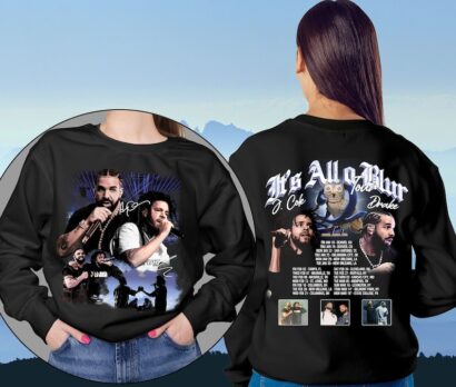 Drake J. Cole It's All a Blur Tour 2024 Shirt, Drake Rap Vintage Shirt, Drake J. Cole Shirt, Drake Tour Shirt, Drake Rapper Shirt