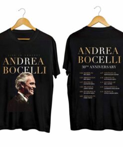 Andrea Bocelli 2024 Tour Shirt, Andrea Bocelli Fan Shirt, Andrea Bocelli 2024 Concert Shirt